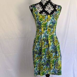 Nine West multi colored A-line dress